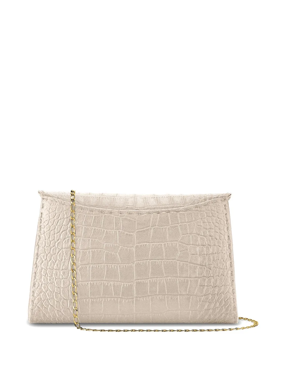 Tyler Ellis Grote Lee Pouchet clutch Beige