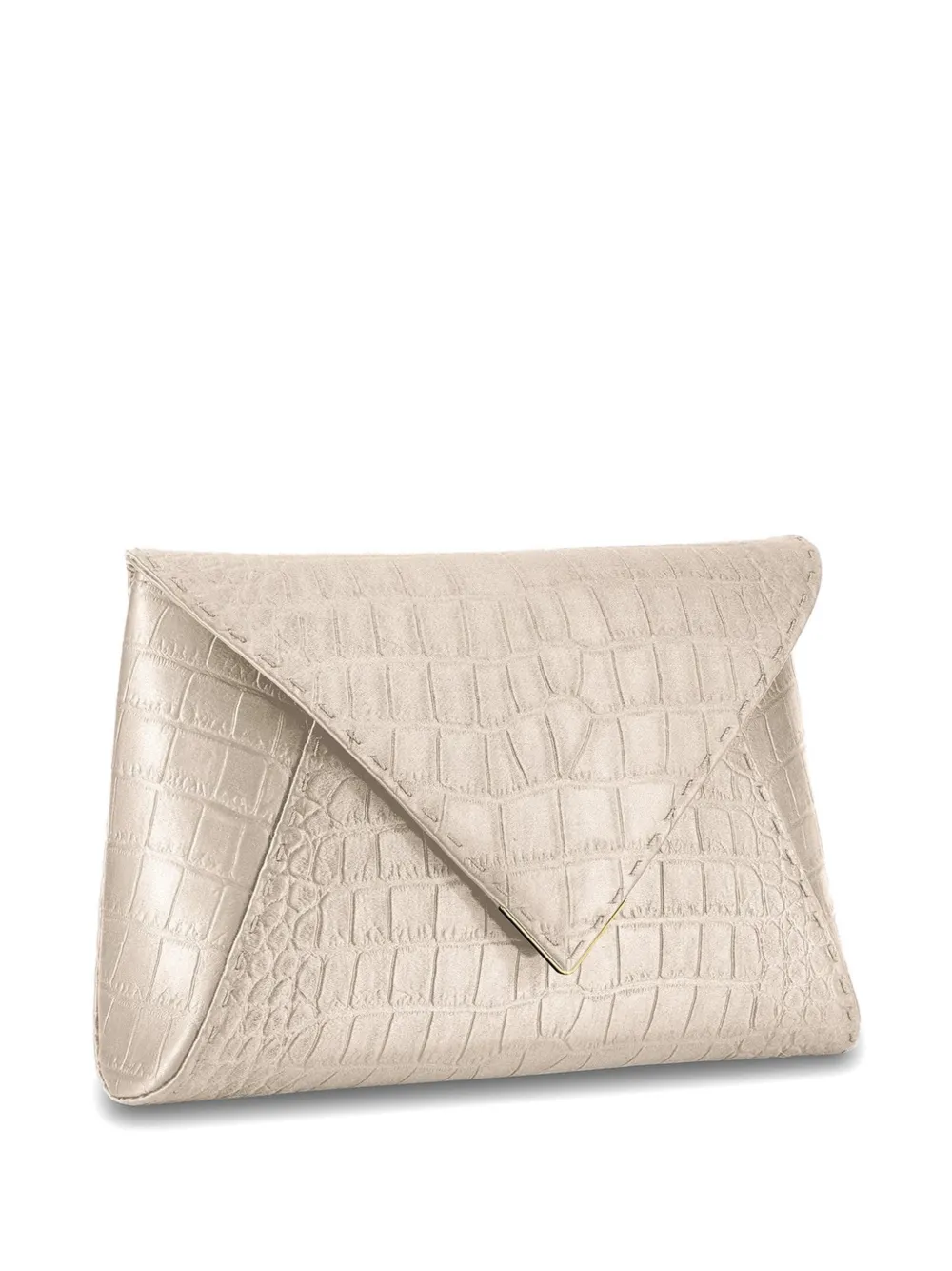 Tyler Ellis Grote Lee Pouchet clutch Beige