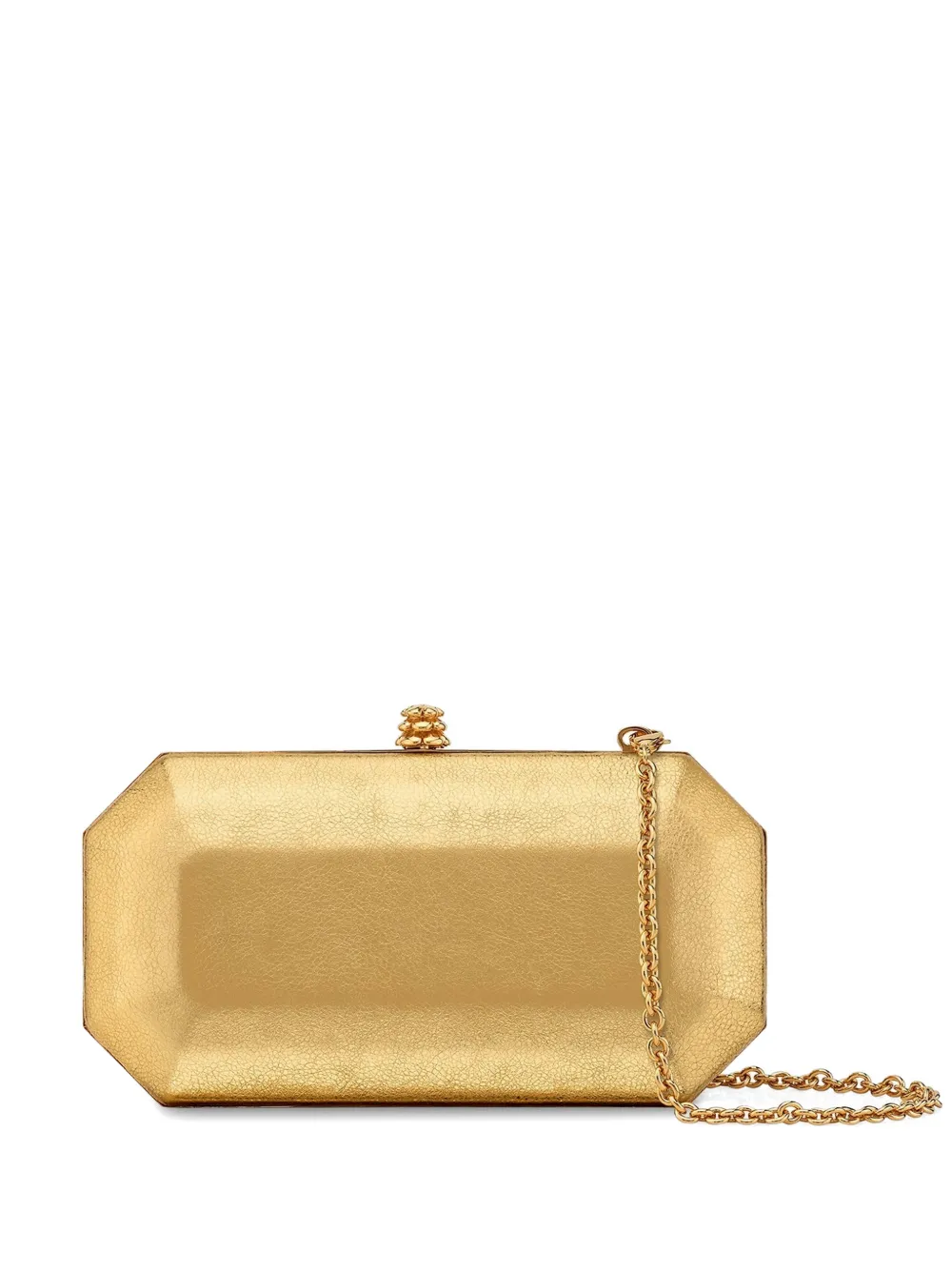 Tyler Ellis small Perry leather clutch bag - Oro