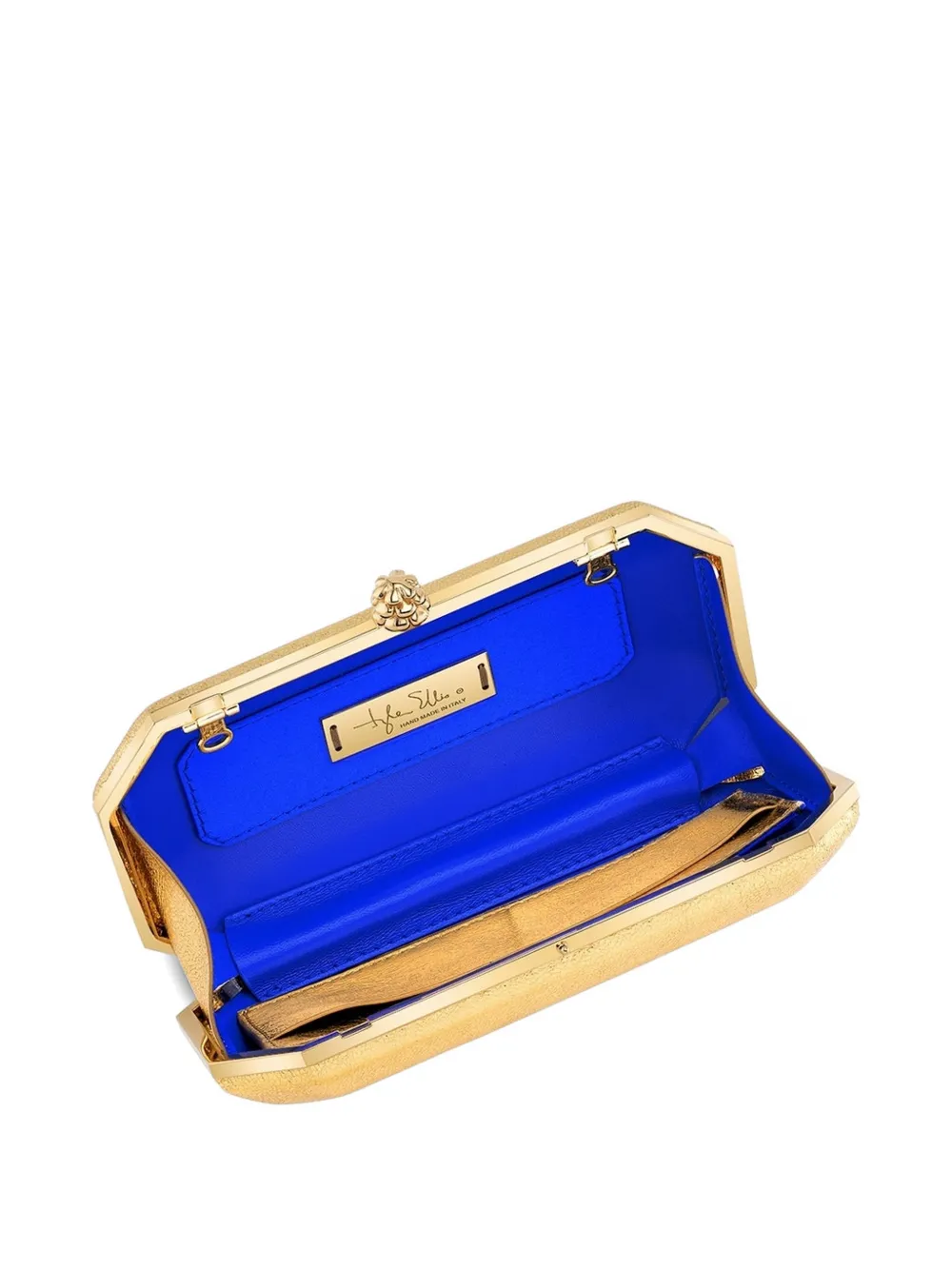 Tyler Ellis Kleine Perry leren clutch Goud