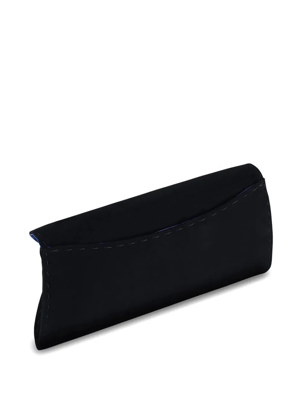 Tyler Ellis Kleine Eloise suède leren clutch Zwart