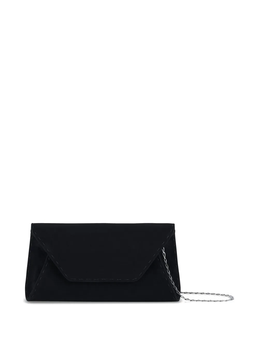 Tyler Ellis Kleine Eloise suède leren clutch Zwart