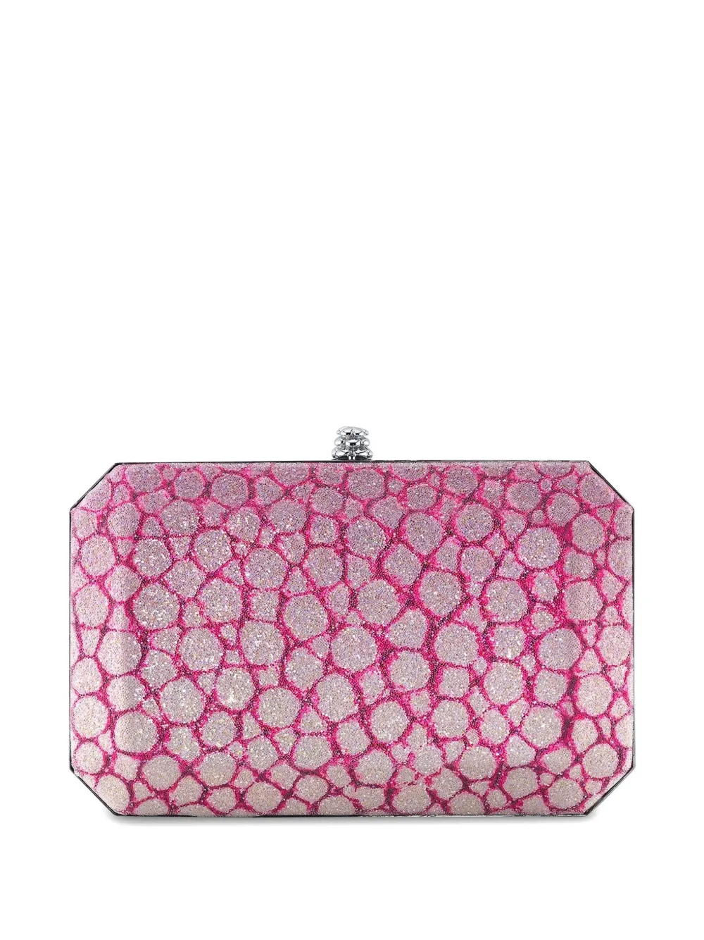 Tyler Ellis Perry medium clutch verfraaid met kristallen Roze