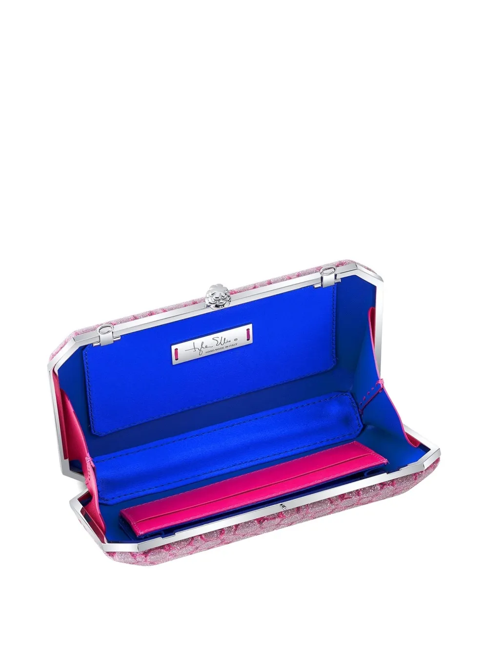 Tyler Ellis Perry medium clutch verfraaid met kristallen Roze