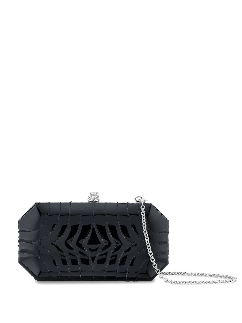 Tyler Ellis small Perry quilted-design clutch bag - Schwarz