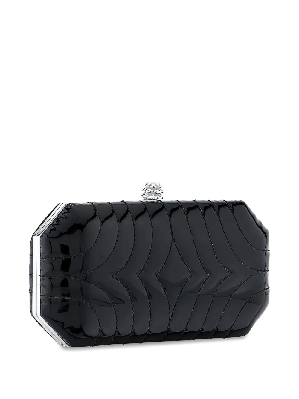 Tyler Ellis Perry kleine gewatteerde clutch Zwart