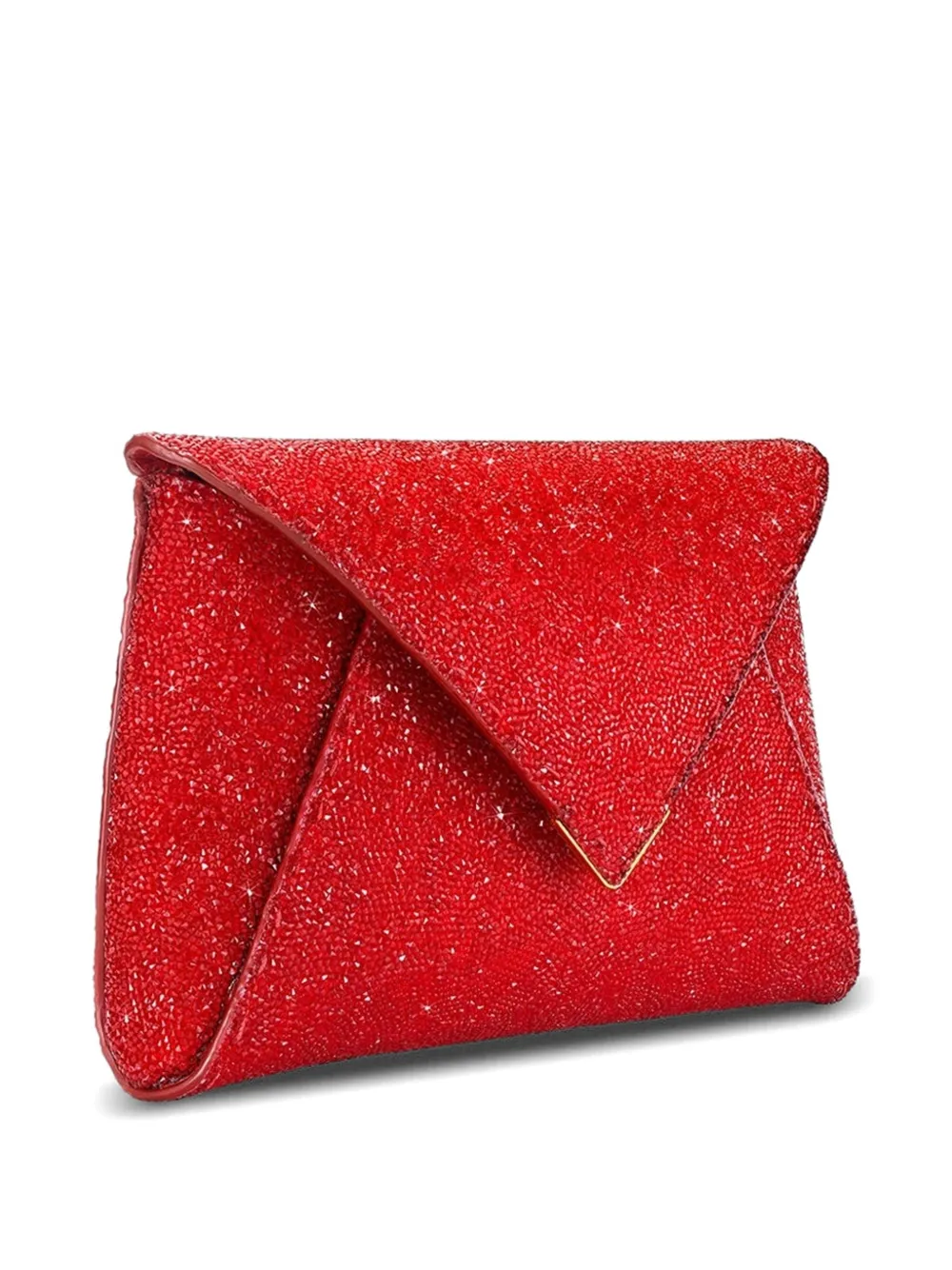 Tyler Ellis Kleine Lee 'Pouchet' clutch verfraaid met kristallen Rood