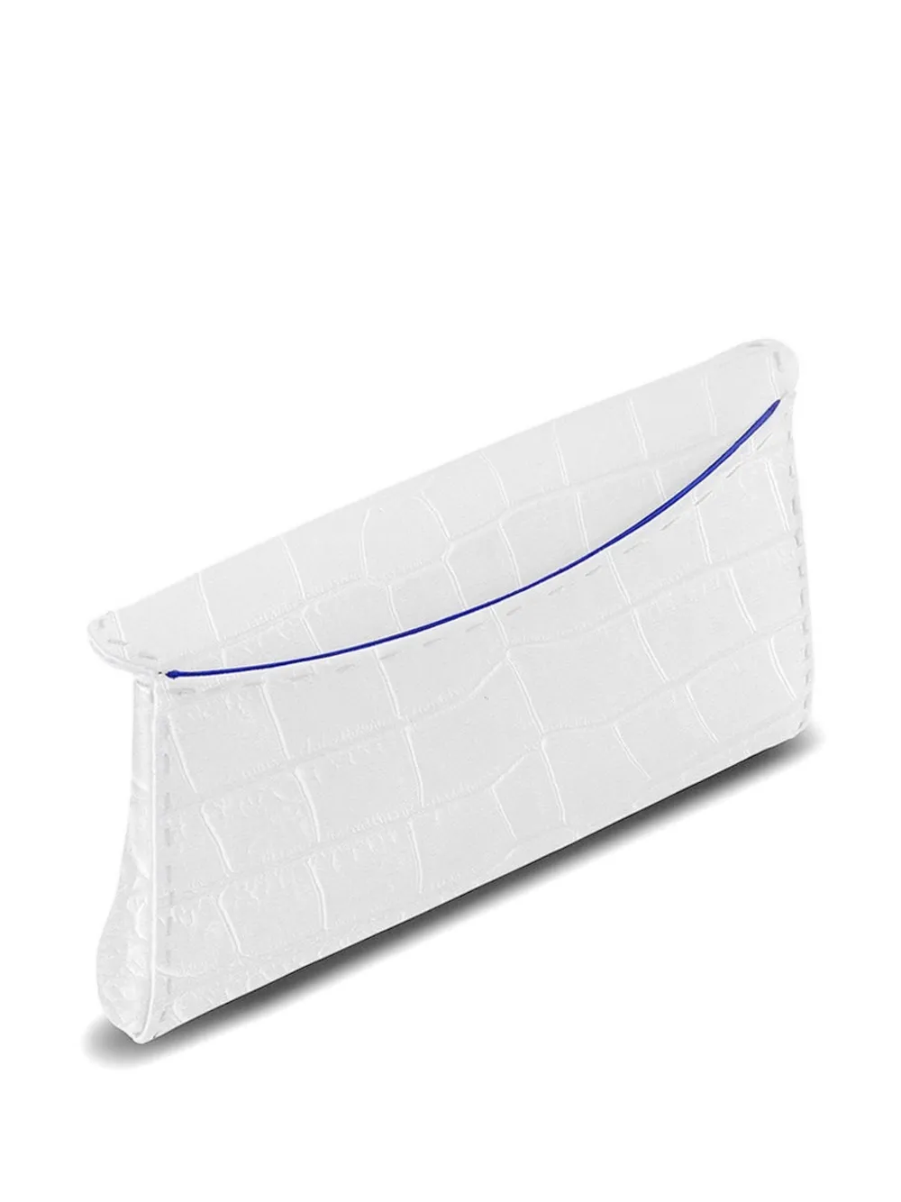 Tyler Ellis Kleine Lee 'Pouchet' clutch met stempel Wit