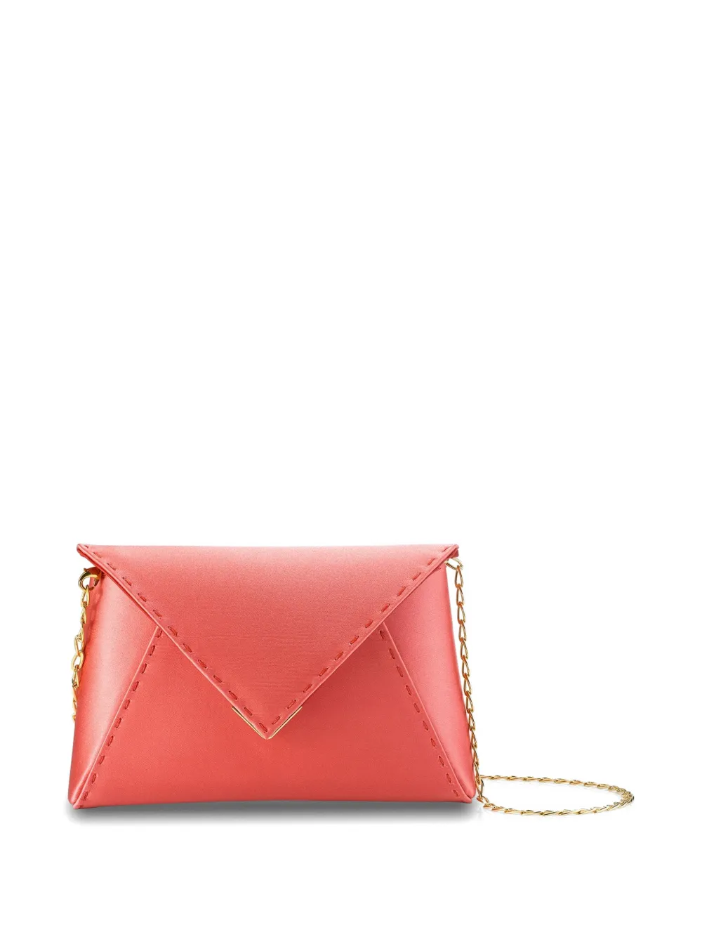 Tyler Ellis Kleine Lee 'Pouchet' clutch Oranje