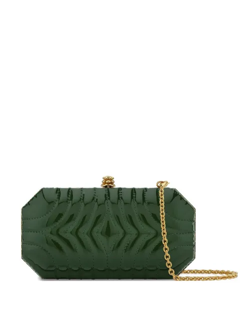 Tyler Ellis small Perry quilted patent-leather clutch bag