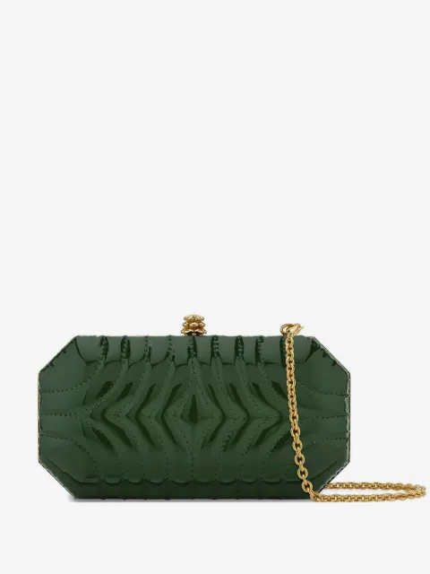 Tyler Ellis small Perry quilted patent-leather clutch bag