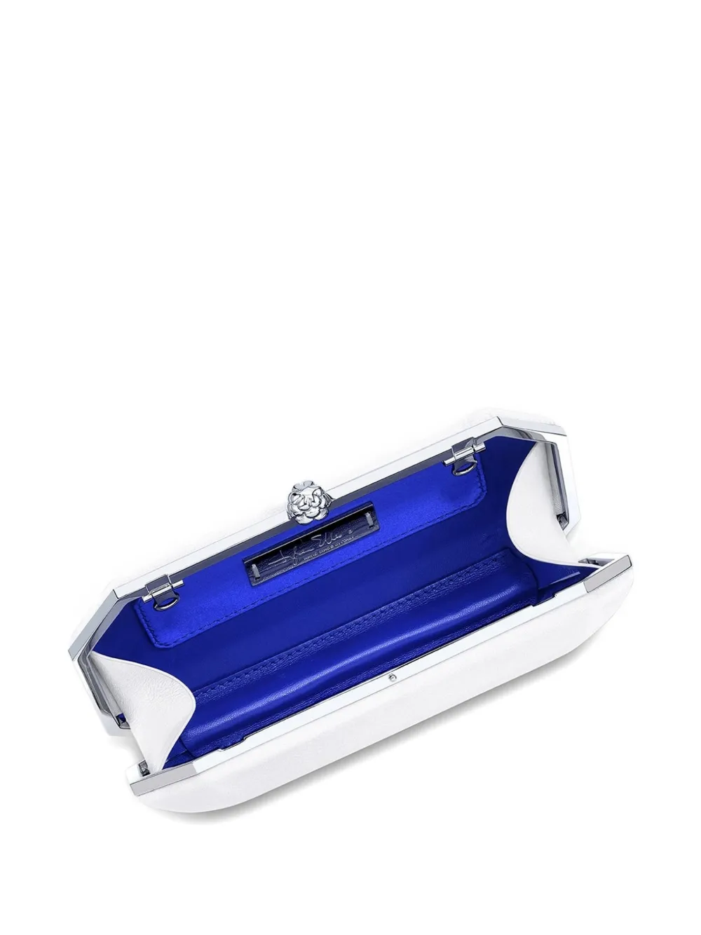 Tyler Ellis Kleine Perry clutch Wit
