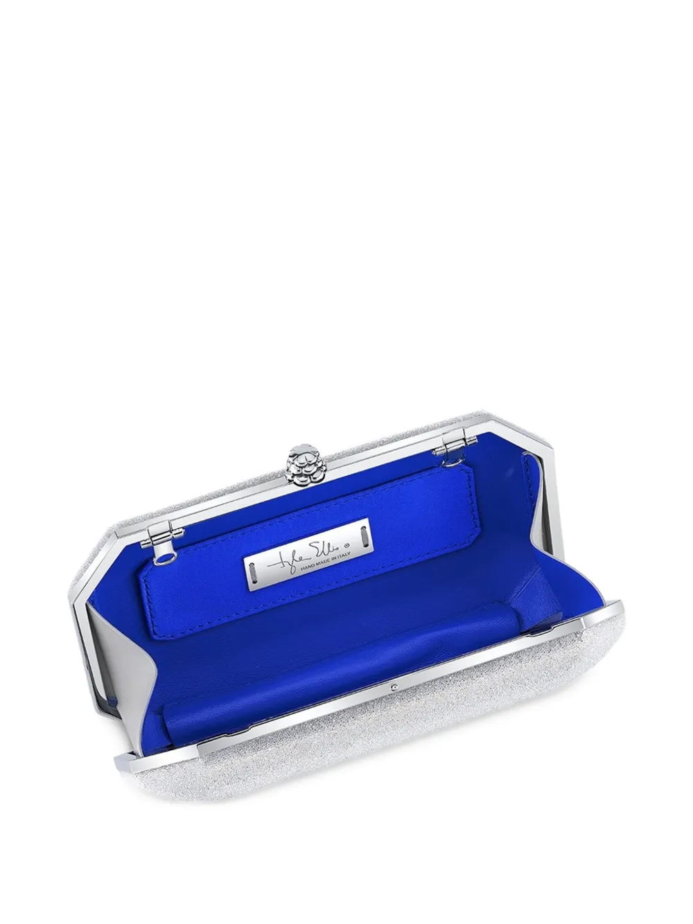 Tyler Ellis Kleine Perry clutch Zilver