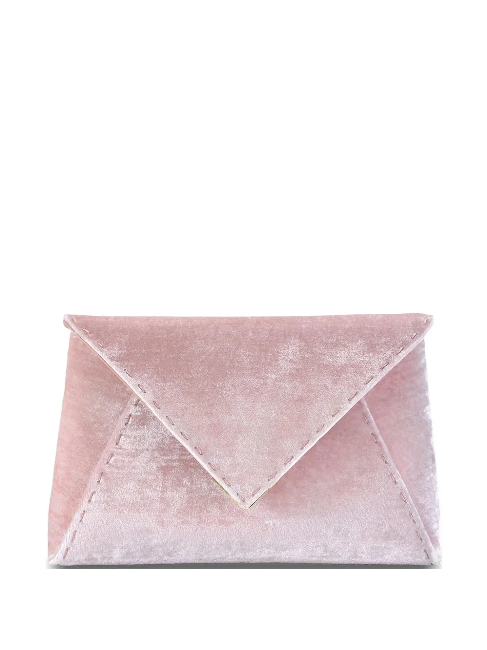 Tyler Ellis small Lee 'Pouchet' crushed-texture clutch bag - Rosa