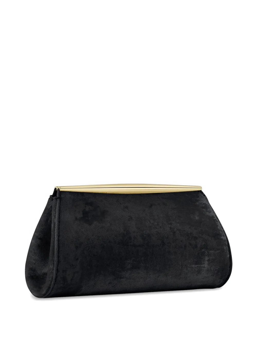Tyler Ellis Suzannah fluwelen clutch Zwart