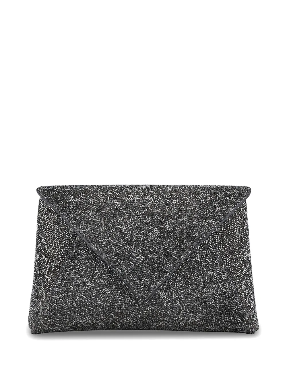 Tyler Ellis Lee Pouchet Swarovski kleine clutch verfraaid met kristallen Grijs