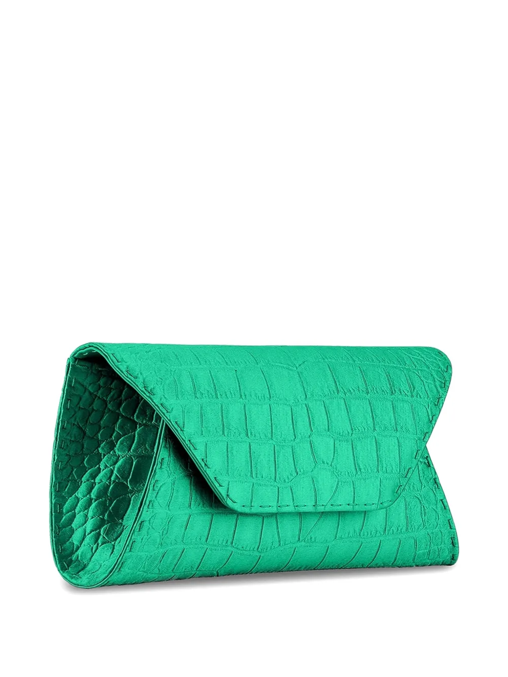 Tyler Ellis Eloise kleine clutch met krokodillen-reliëf Groen