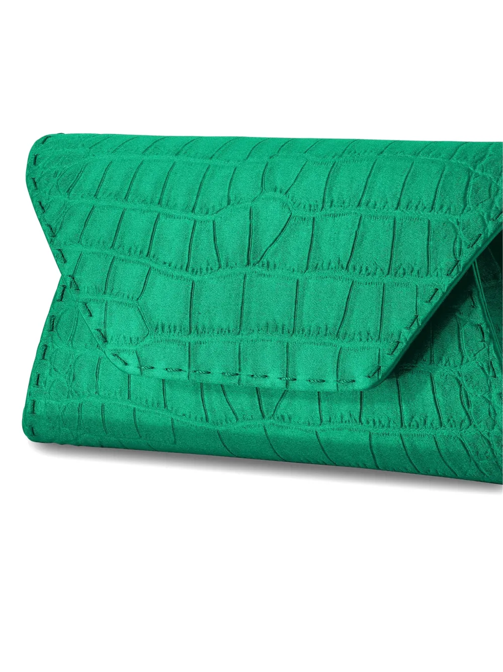 Tyler Ellis Eloise kleine clutch met krokodillen-reliëf Groen