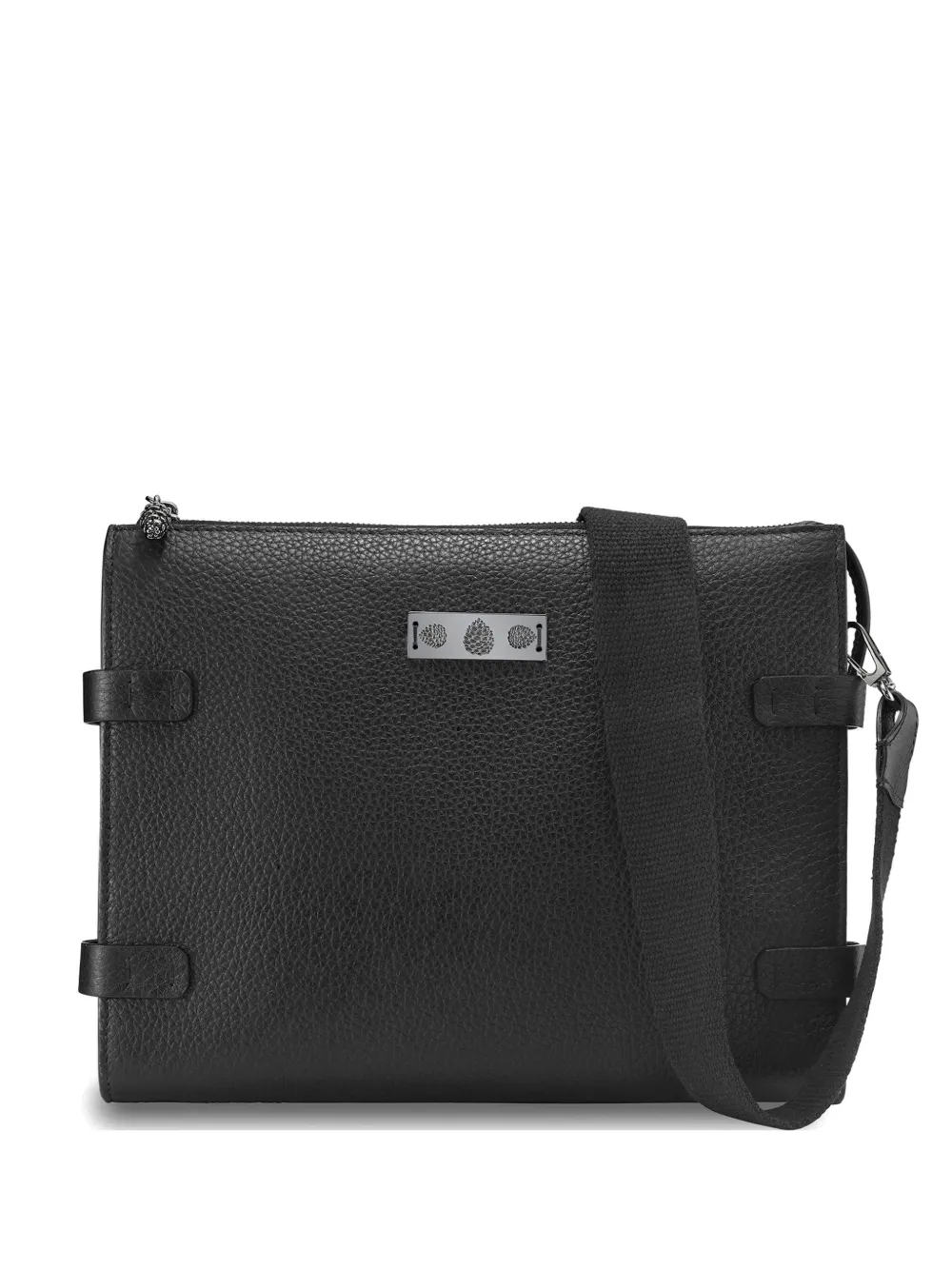 Tyler Ellis Dean pebbled-leather crossbody bag - Nero