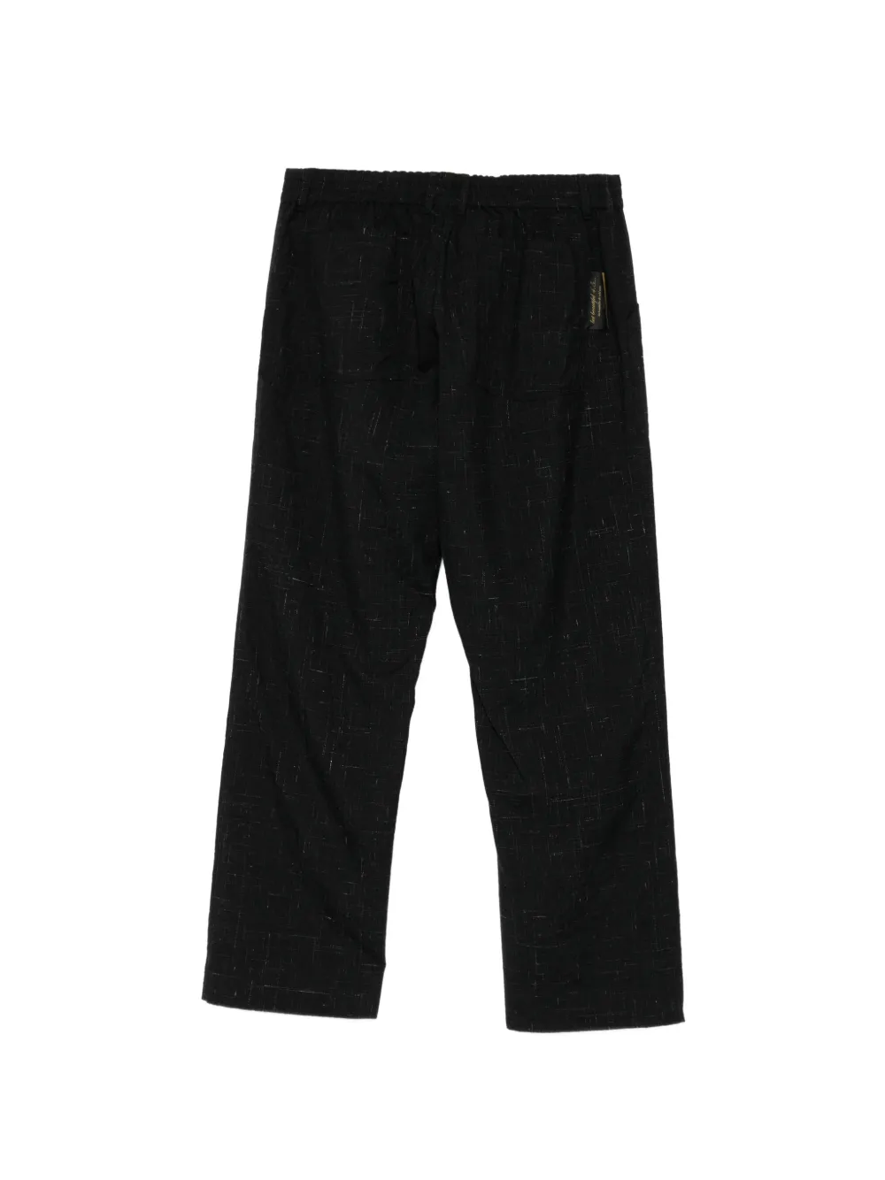 Undercover Broek met knoopsluiting en textuur Zwart