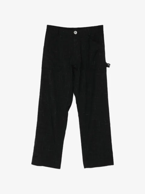 Undercover pantalones texturizados con botones
