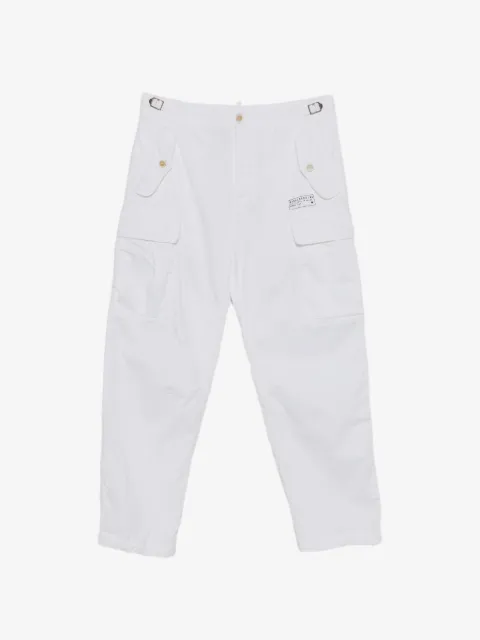 DSQUARED2 pantalones con parche del logo