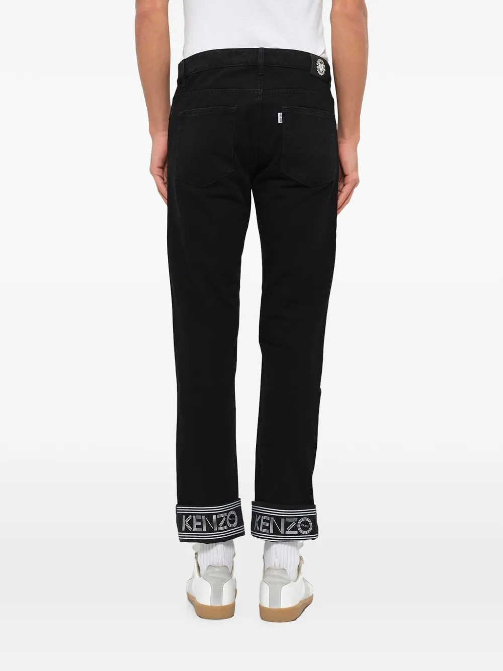 Kenzo Jeans met logo Zwart