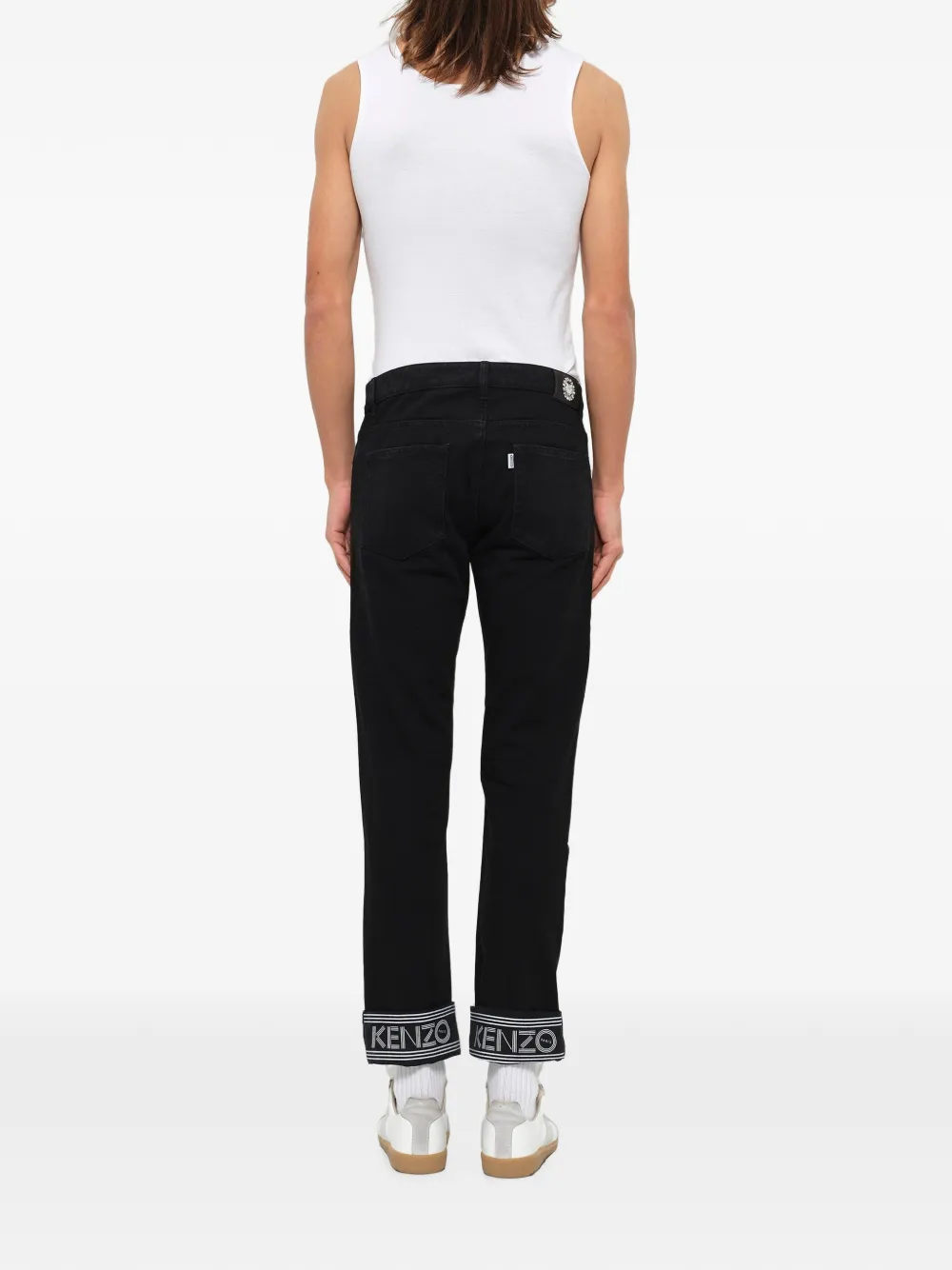 Kenzo Jeans met logo Zwart