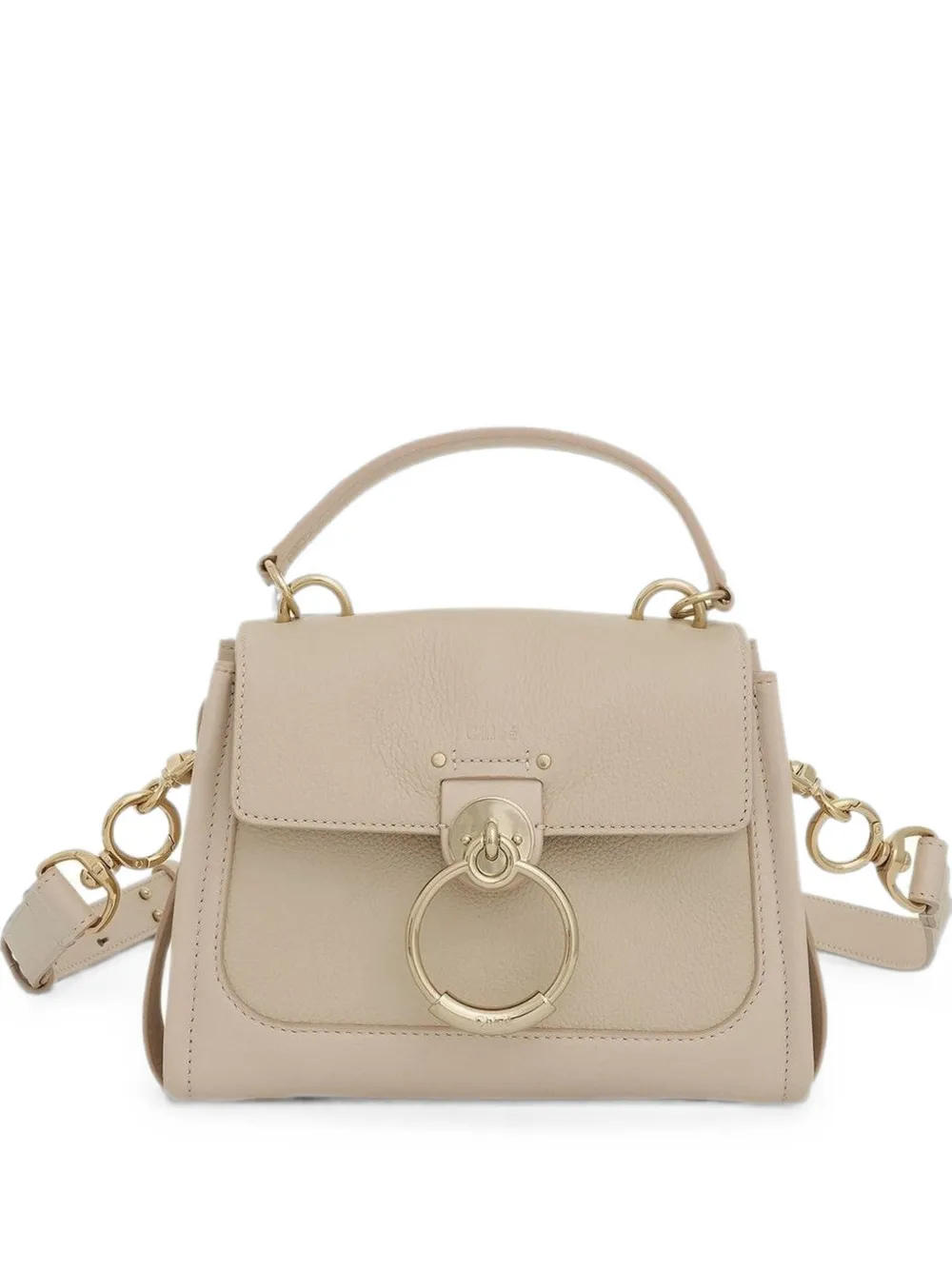 Chloé mini Tess leather cross body bag - Toni neutri