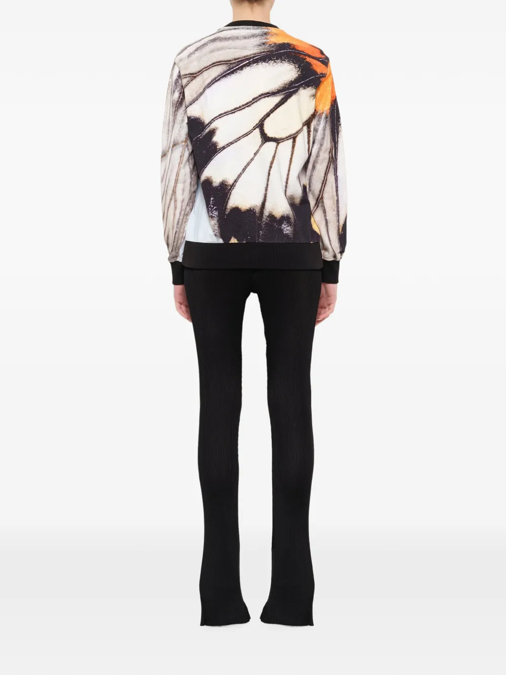 Givenchy butterfly-print Podium sweater Wit