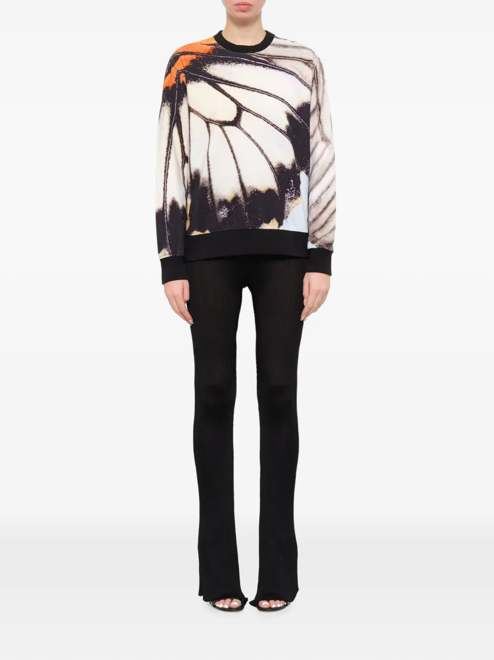 Givenchy butterfly-print Podium sweater Wit