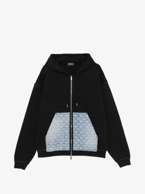 DSQUARED2 monogram-pattern hoodie
