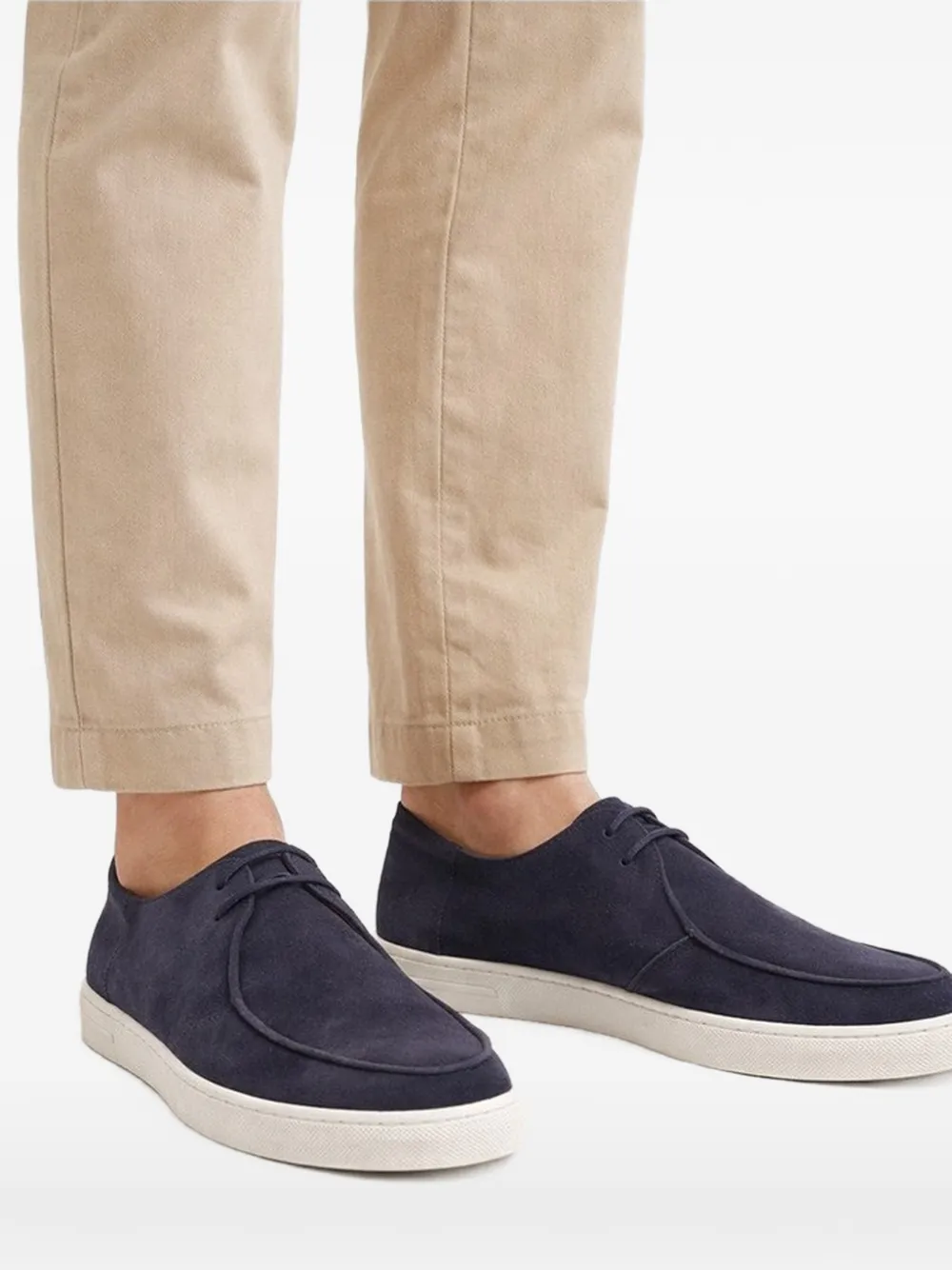 Poche Paris suede derby shoes Blauw