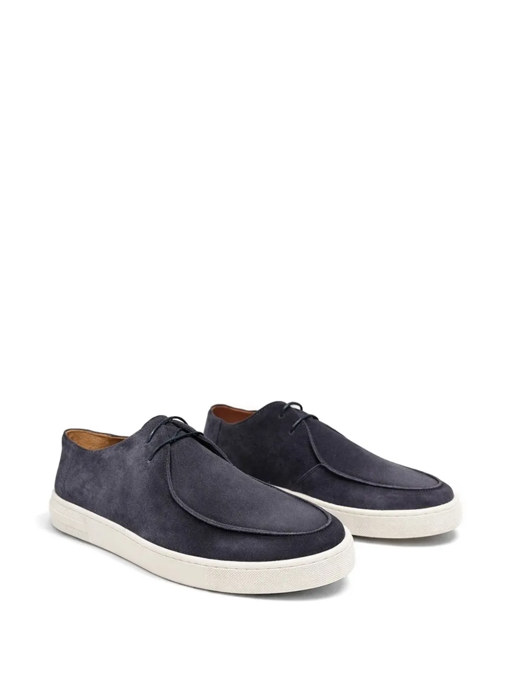 Poche Paris suede derby shoes Blauw