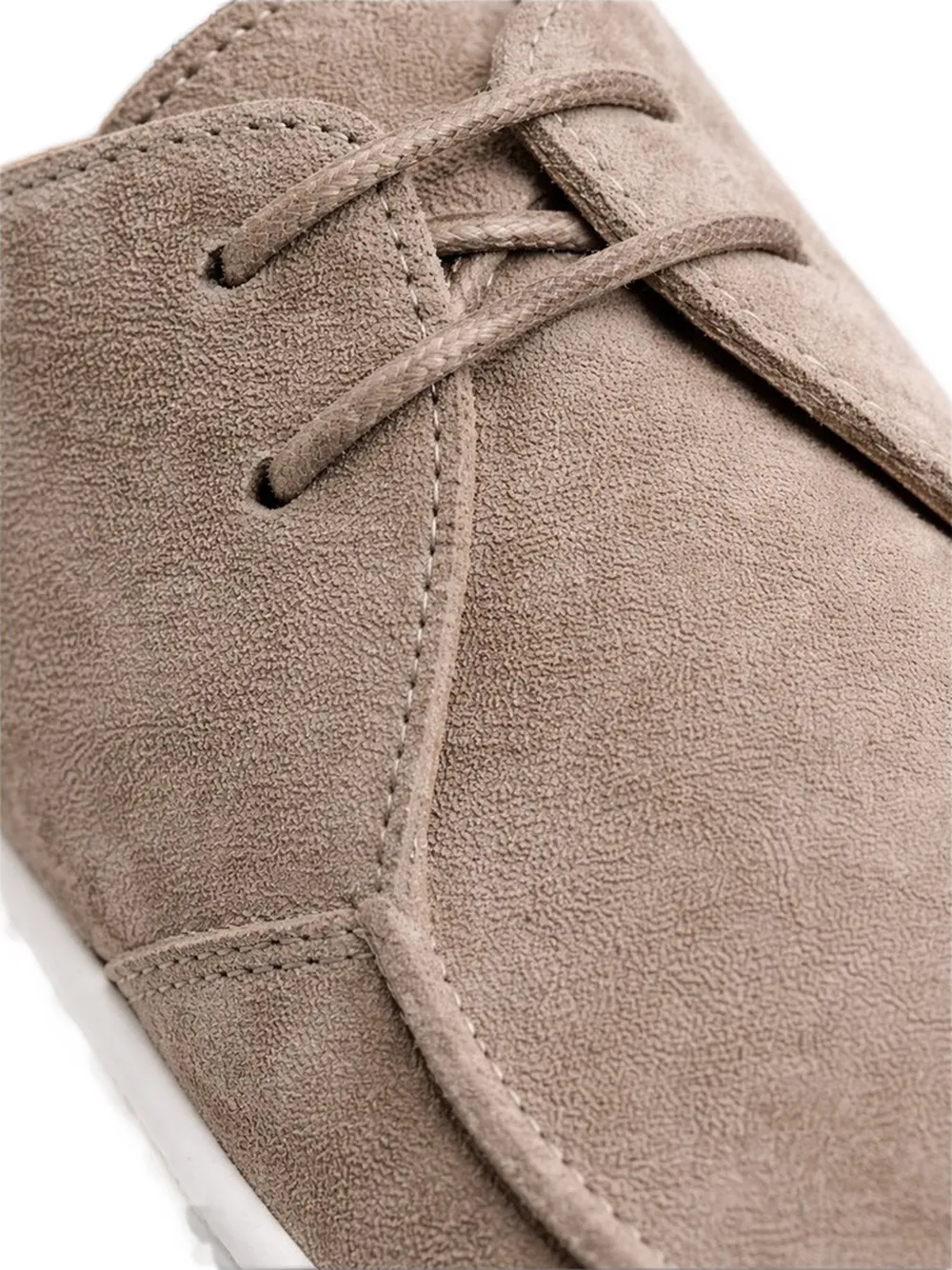 Poche Paris suede derby shoes Beige