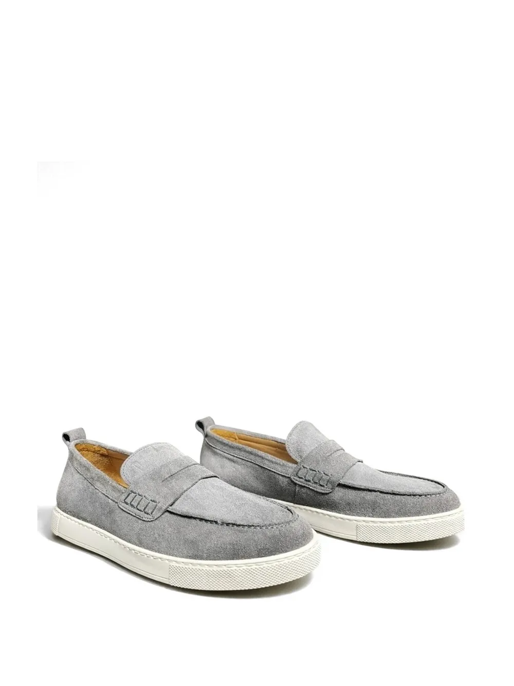 Poche Paris suede loafers - Grigio