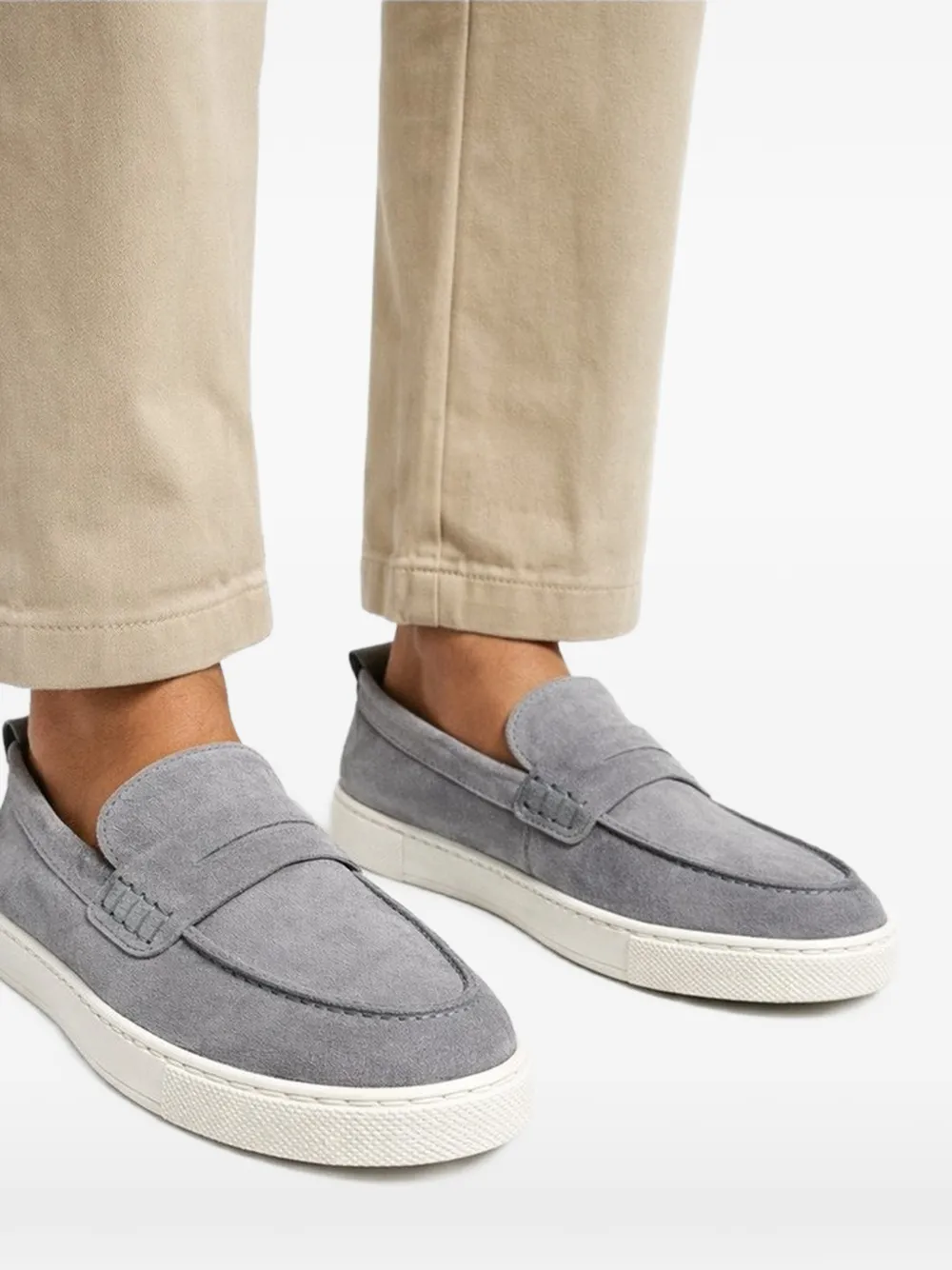 Poche Paris Suède loafers Grijs