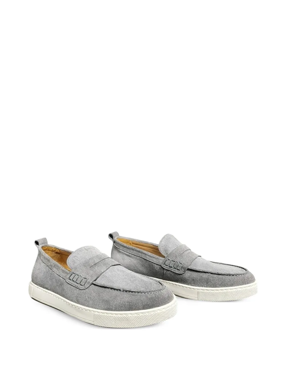 Poche Paris suede loafers - Grigio