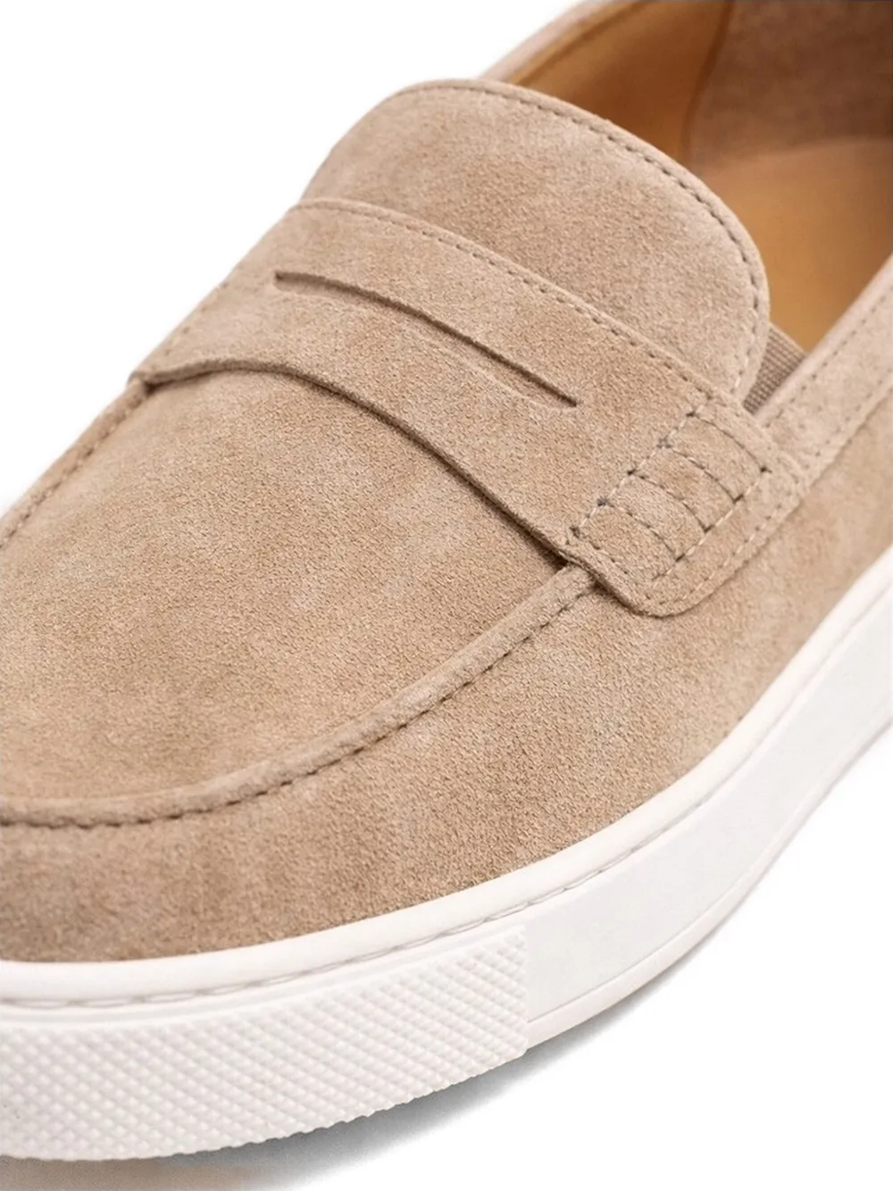 Poche Paris Suède loafers Beige