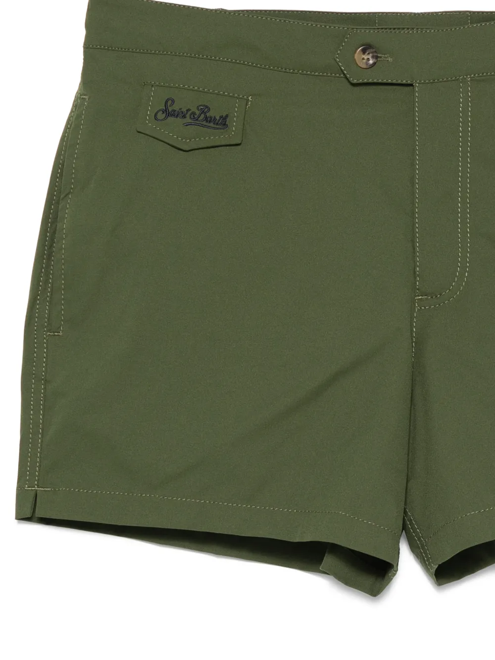 MC2 Saint Barth Harrys zwembroek met logopatch Groen