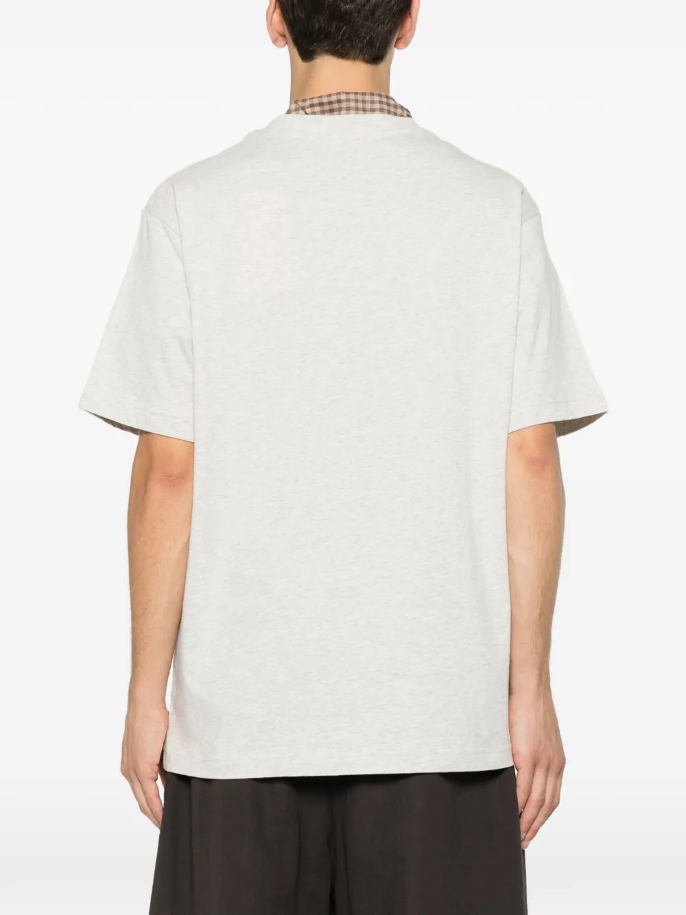 Kenzo T-shirt met geborduurd logo Grijs