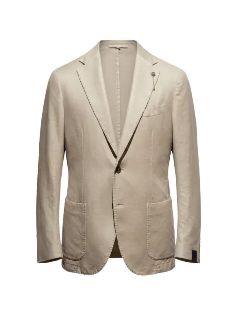Santaniello single-breasted notched-lapels jacket