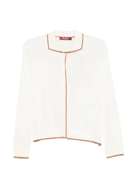 Max Mara contrast-trim cardigan