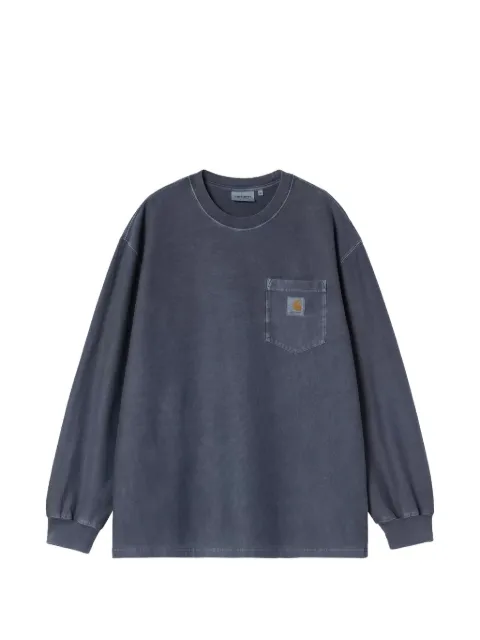 Carhartt WIP T-shirt met borstzak en geverfd effect