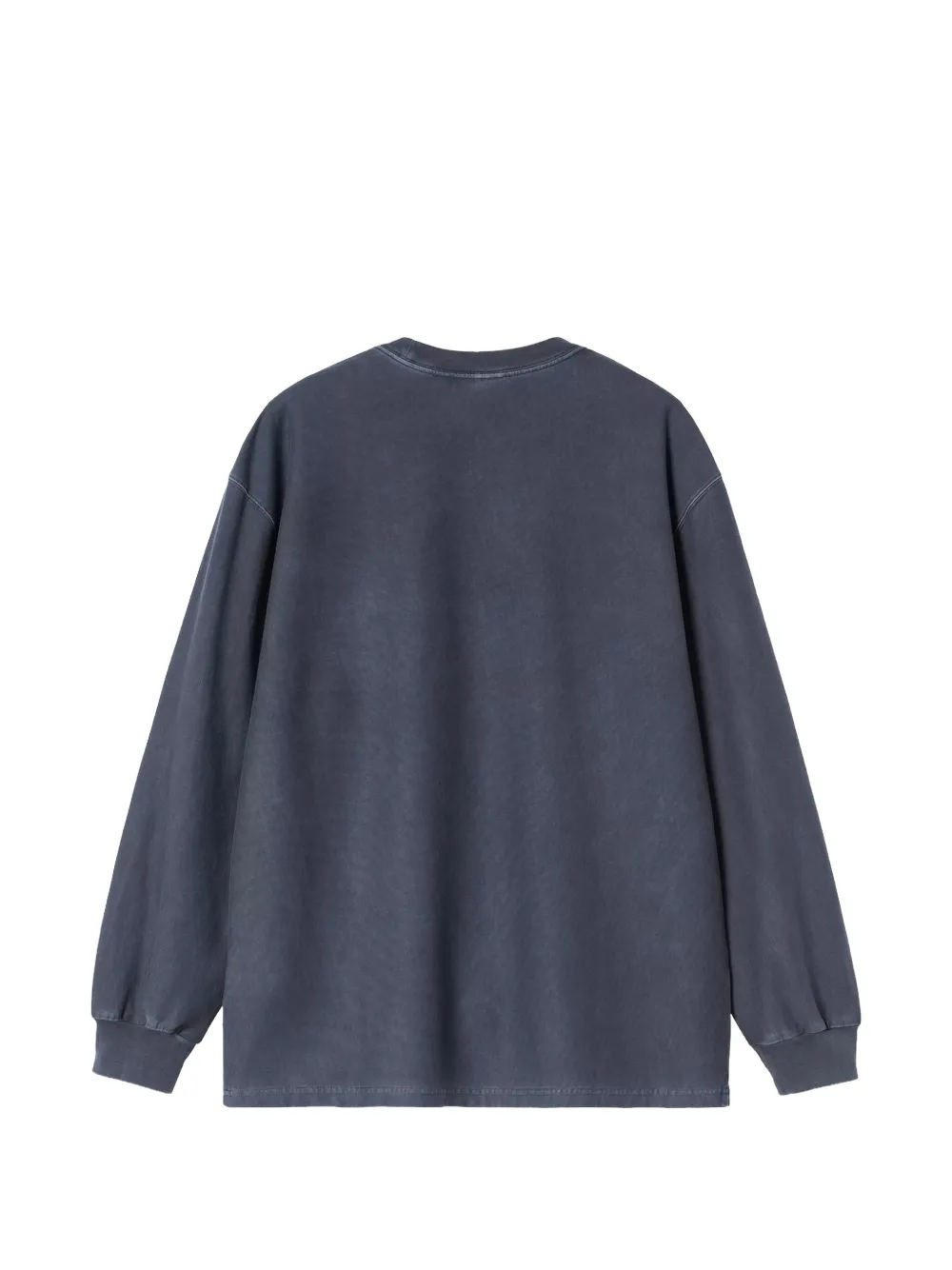 Carhartt WIP T-shirt met borstzak en geverfd effect Blauw