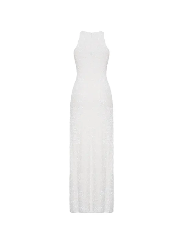 taylor dresses maxi Taylor Tube Maxi Dress, in Ivory Luxe Satin, Size: Large | Show Me Your Mumu