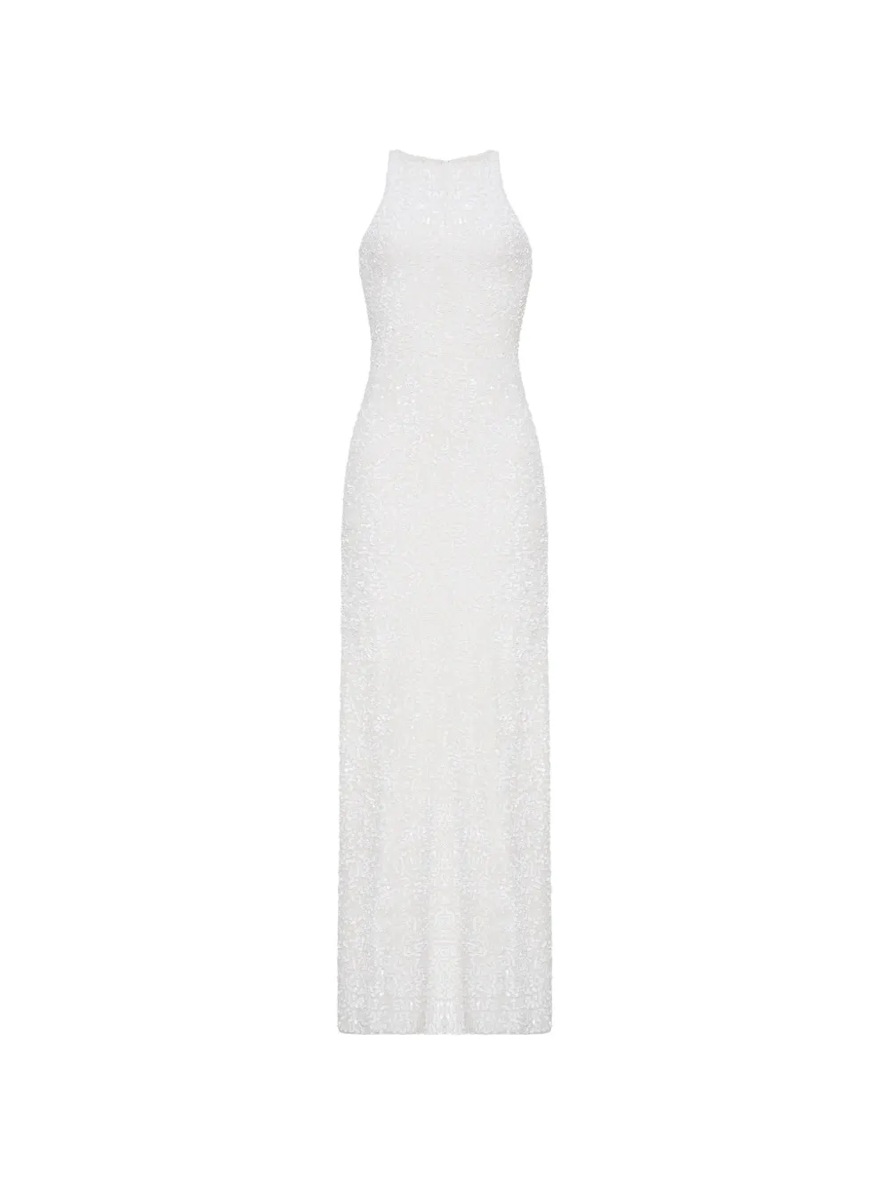 Adam Lippes Taylor sequin-embellished maxi dress - Bianco