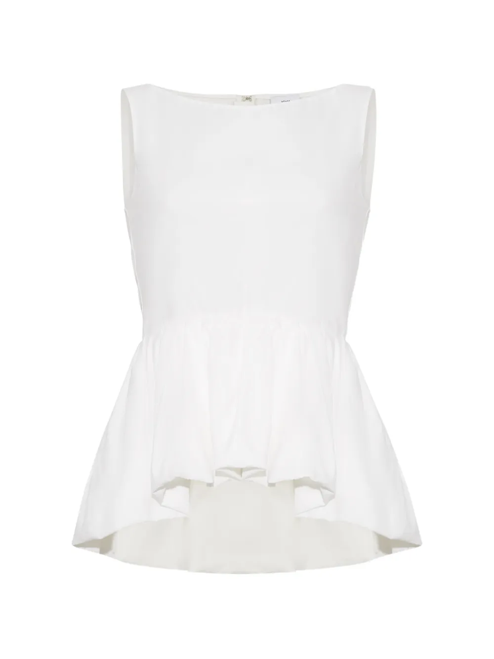 Adam Lippes Anais peplum top - Bianco