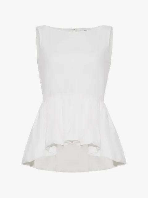 Adam Lippes Anais peplum top
