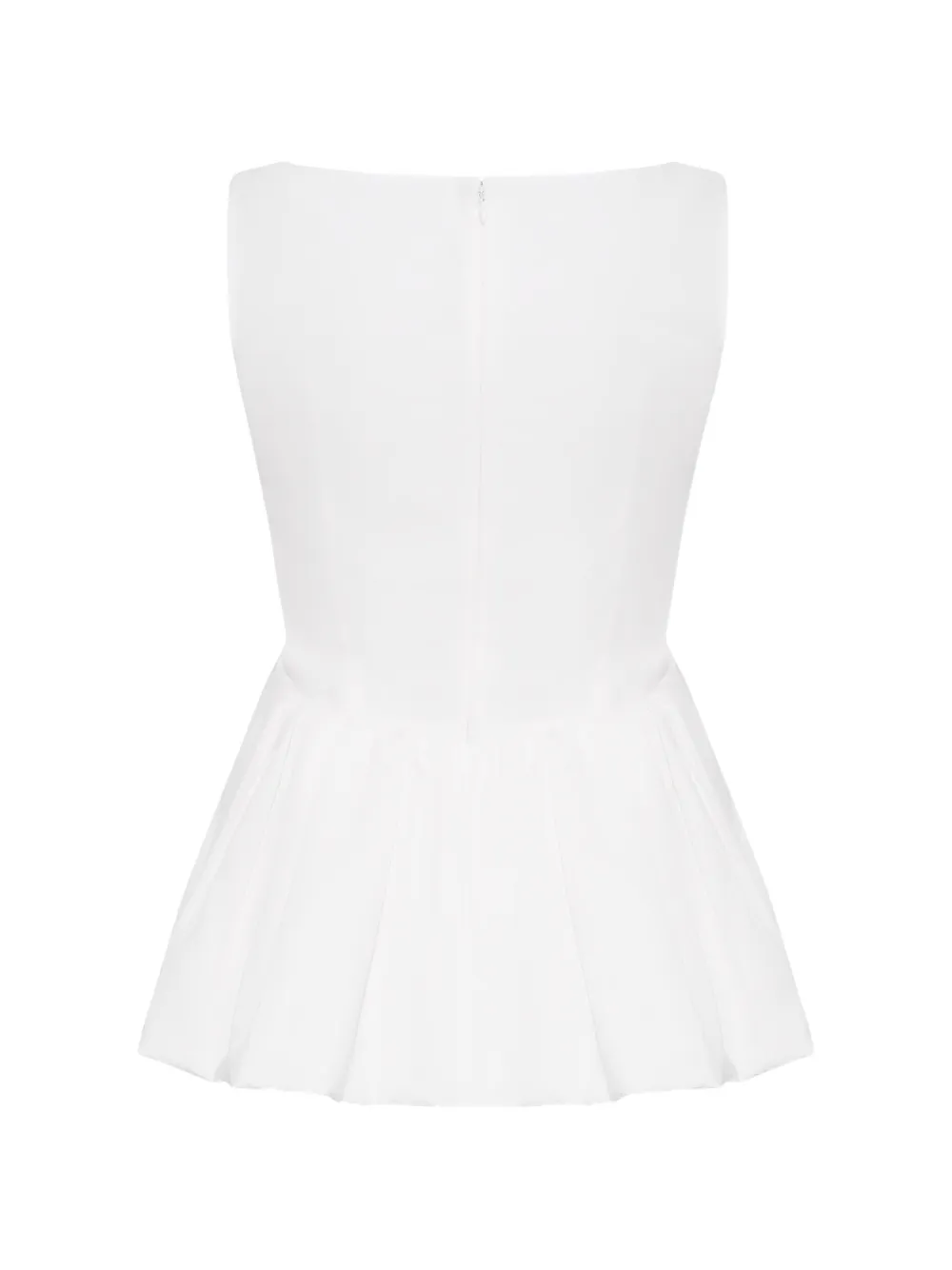 Adam Lippes Anais peplum top Wit